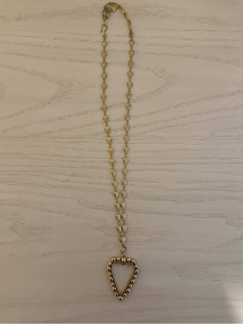 Brinker & Eliza Gold Heart Pendant Necklace - Elegant Women’s Jewelry
